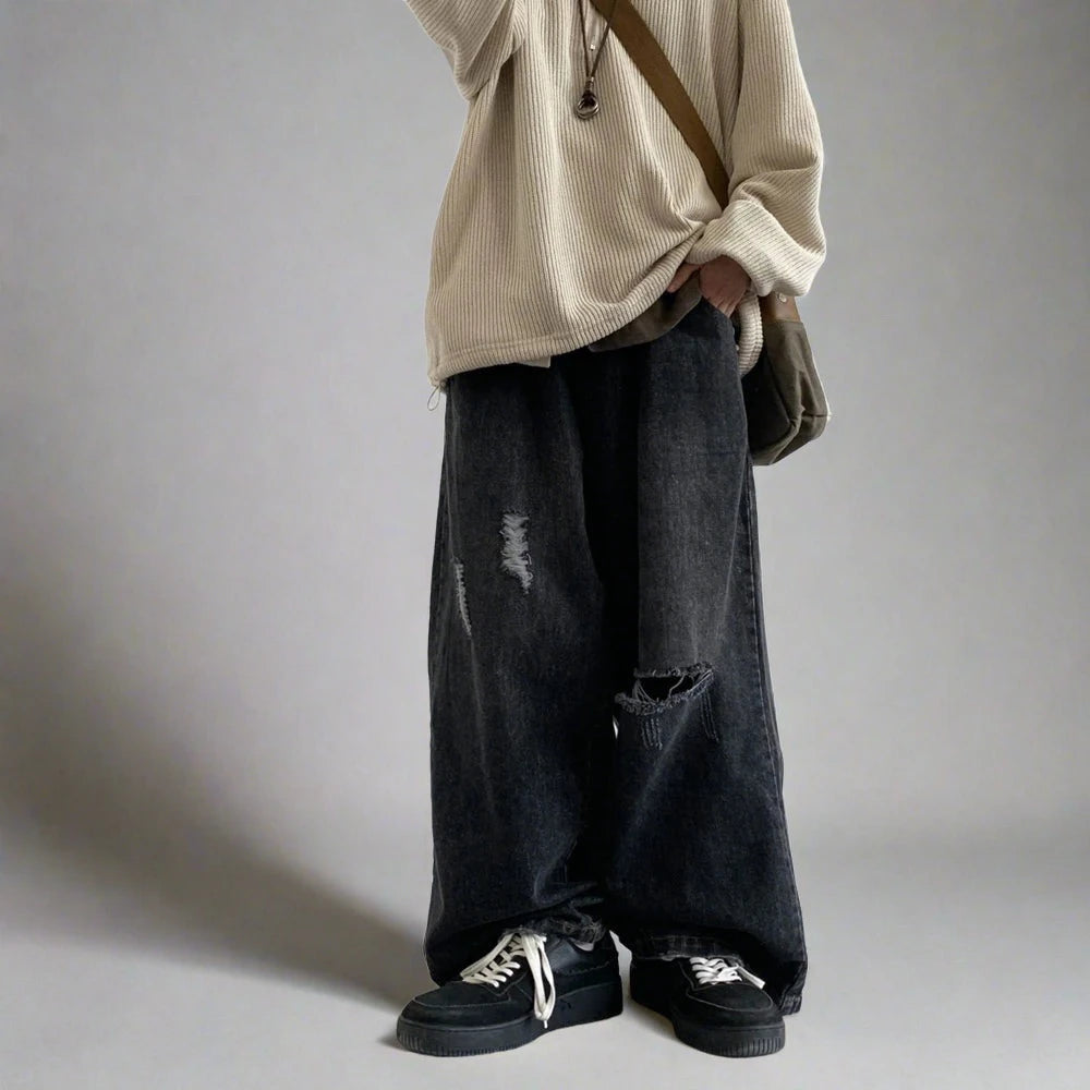 Ripped Oversized Pants