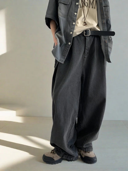 2000s Retro Wide Oversized Pants