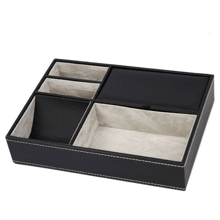 Faux Leather Valet Tray