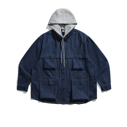 Ocean Ink Hooded Jacket