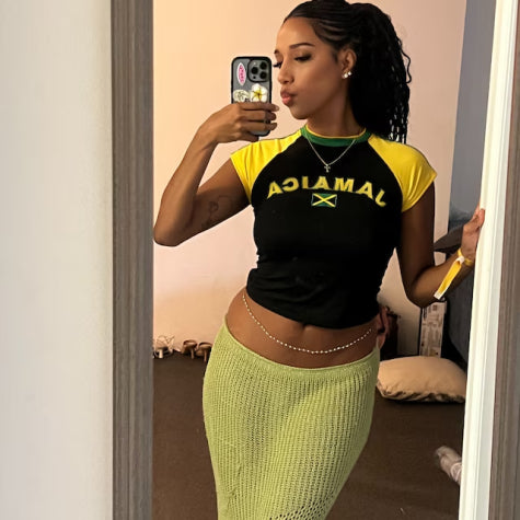 Jamacia Crop Top